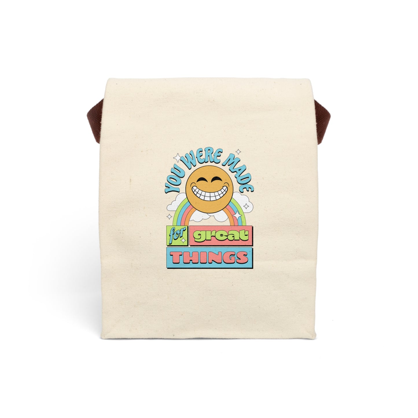 STYLN Made for Great Things Canvas Lunch Bag