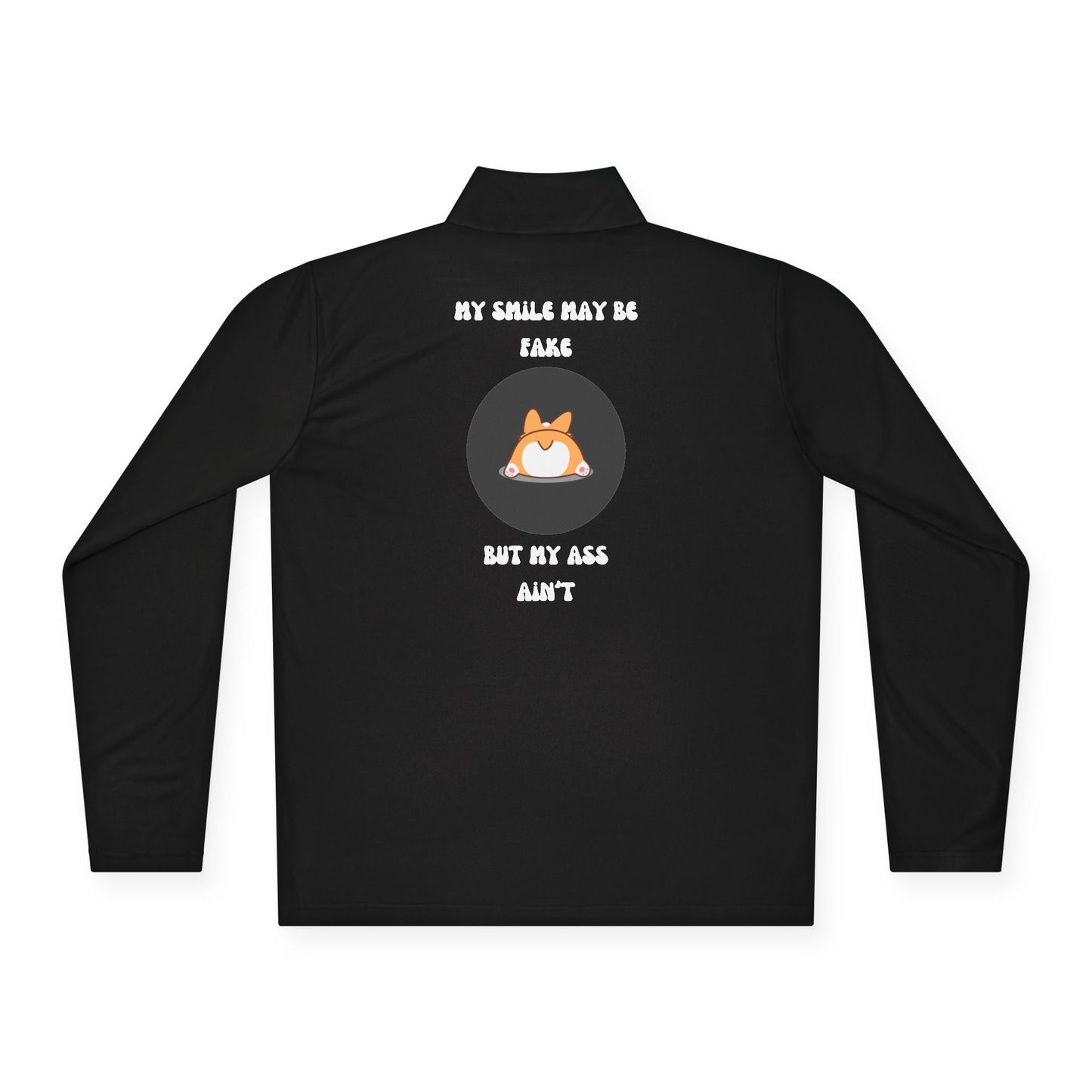 Corgi Butt Unisex Quarter-Zip Pullover