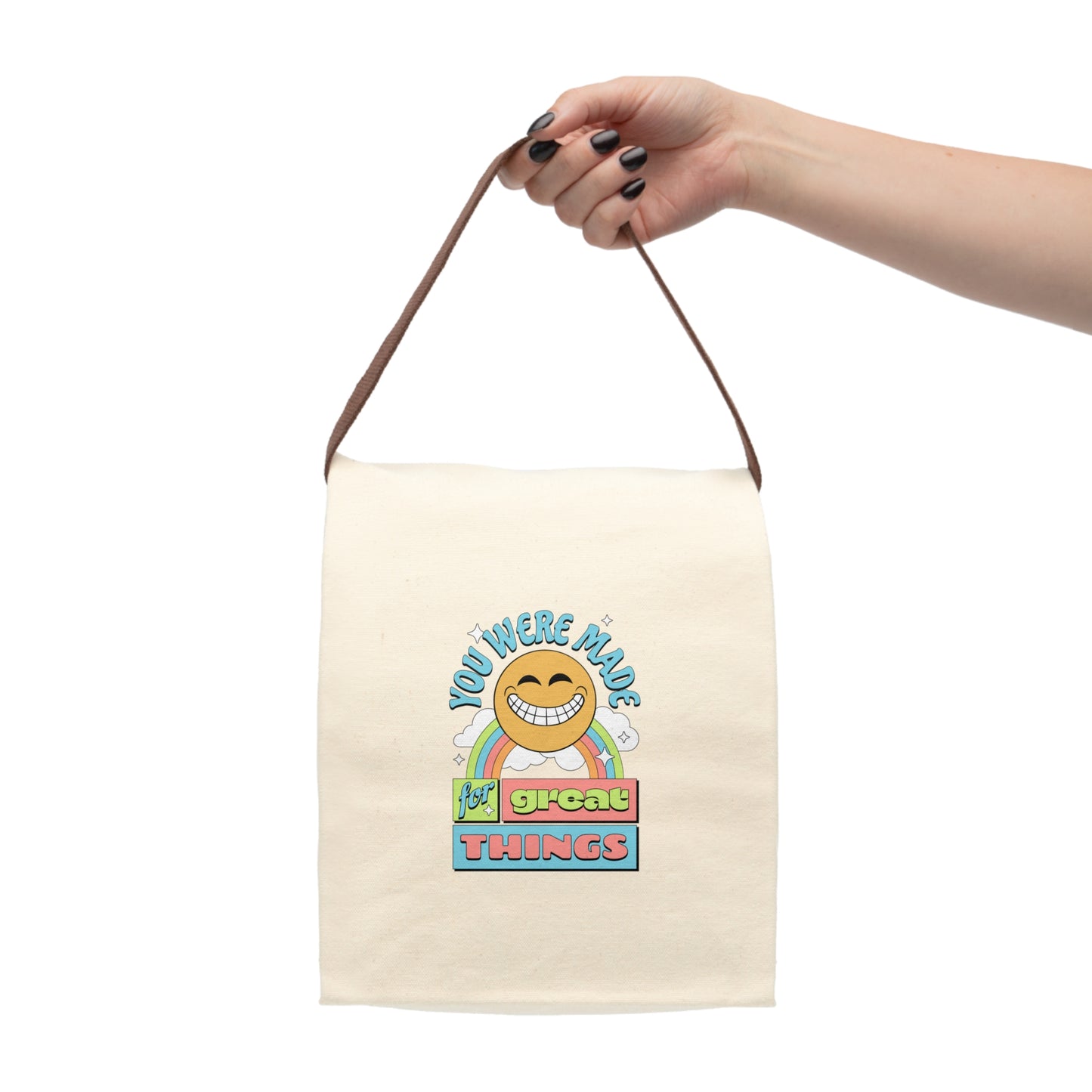 STYLN Made for Great Things Canvas Lunch Bag
