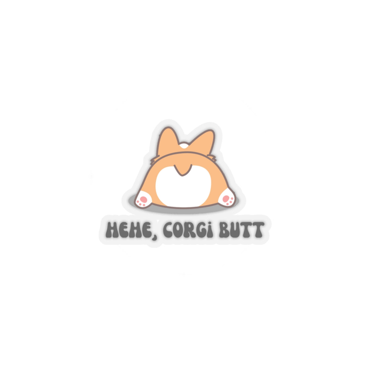 Corgi Butt Sticker