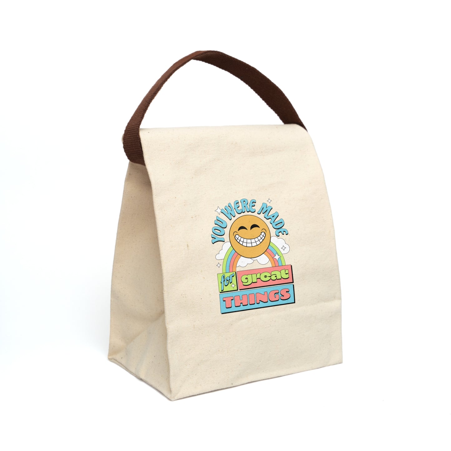 STYLN Made for Great Things Canvas Lunch Bag