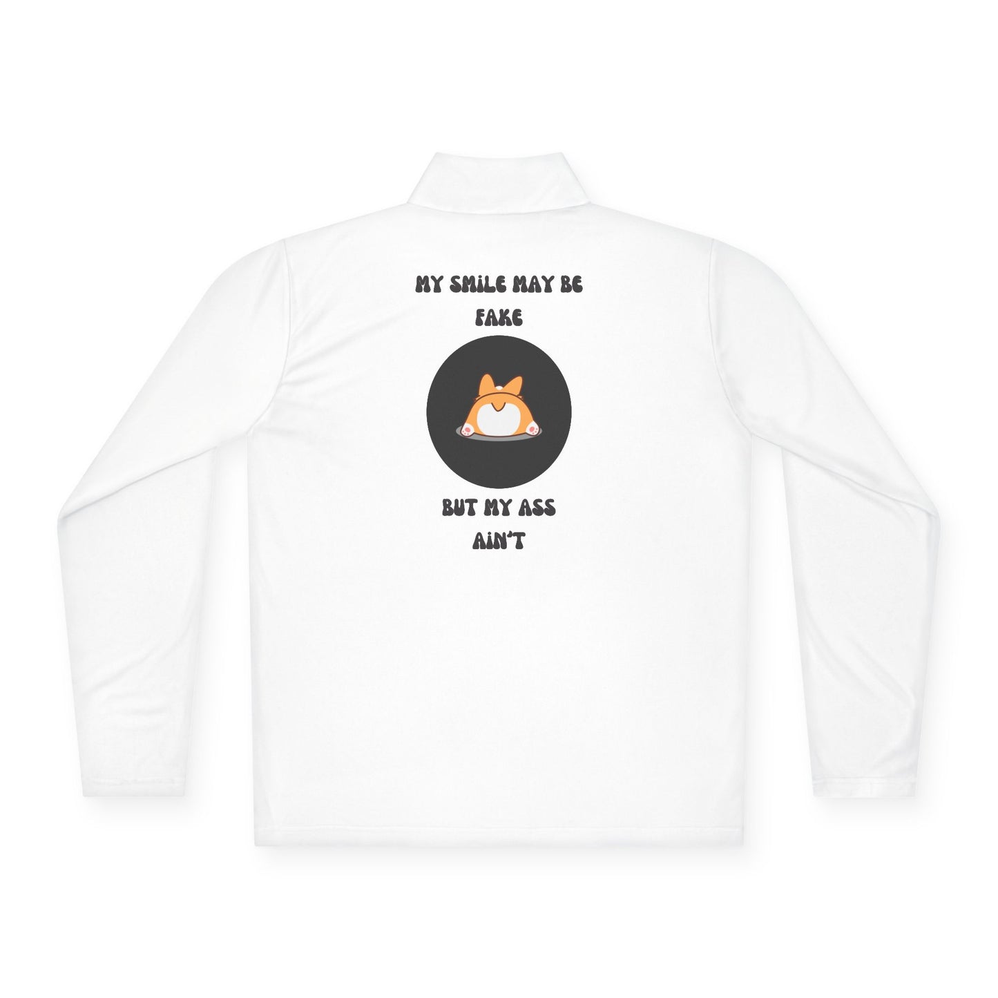 Corgi Butt Unisex Quarter-Zip Pullover