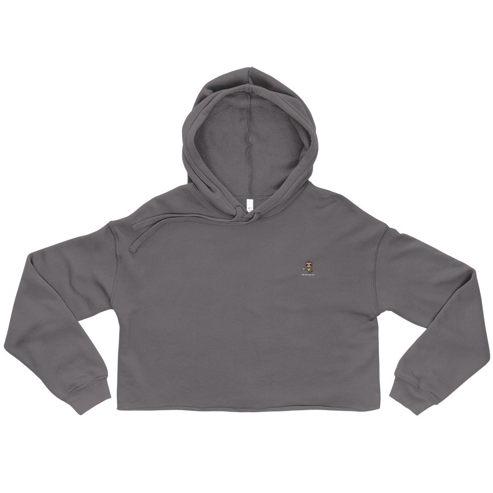 Let Me Wake Up Crop Hoodie