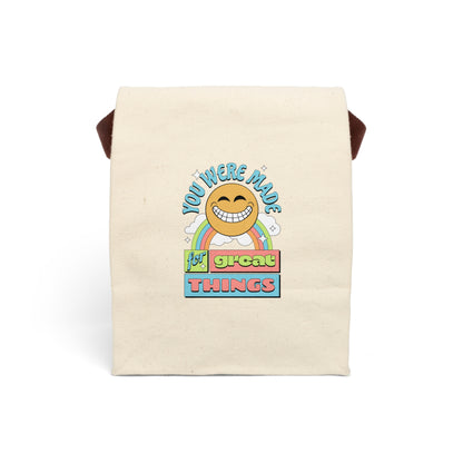 STYLN Made for Great Things Canvas Lunch Bag