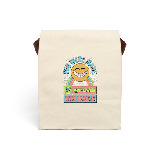 STYLN Made for Great Things Canvas Lunch Bag