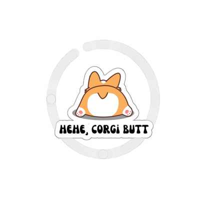 Corgi Butt Sticker