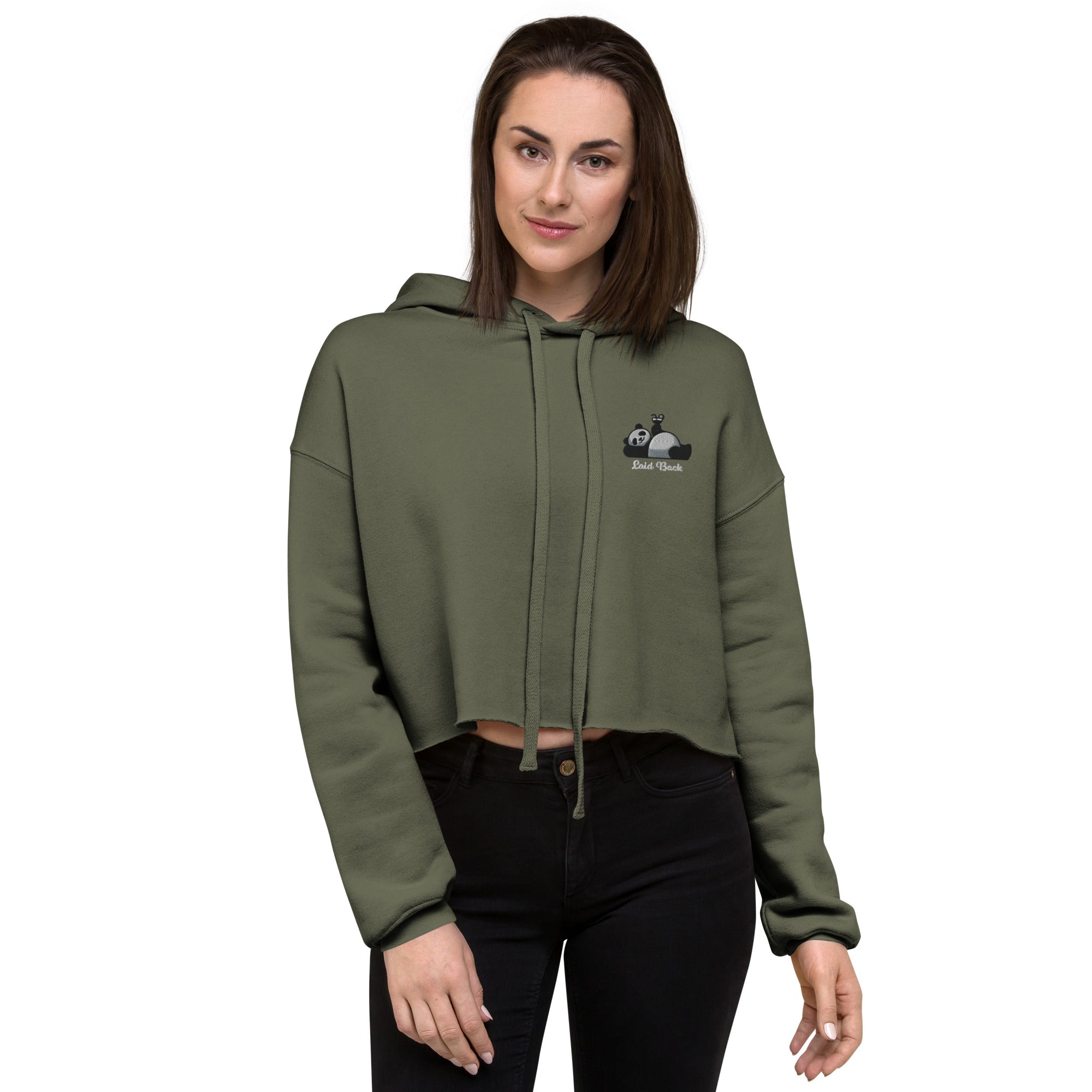 Laid Back Crop Hoodie