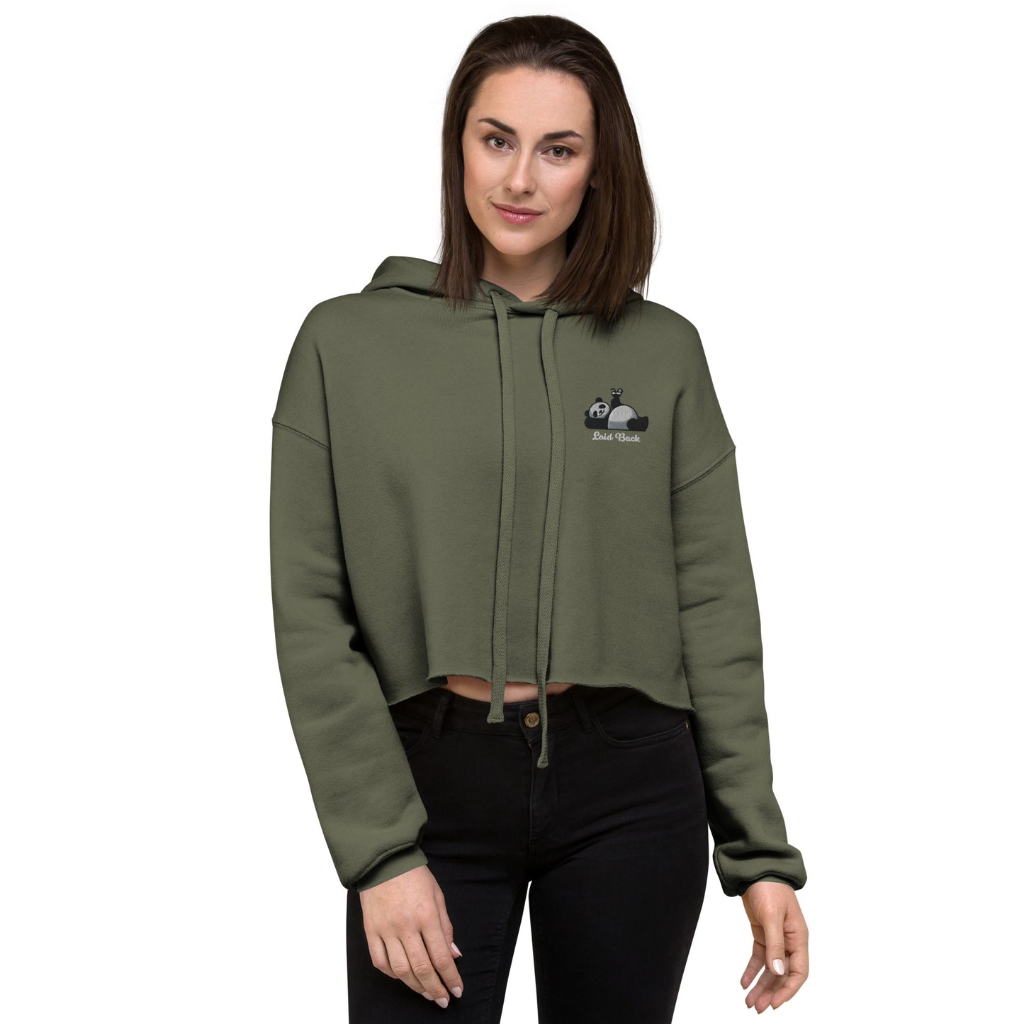 Laid Back Crop Hoodie